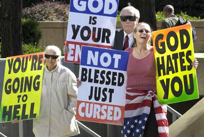 Image Source: Top Ten Unbelievable Westboro Baptist Church Protests