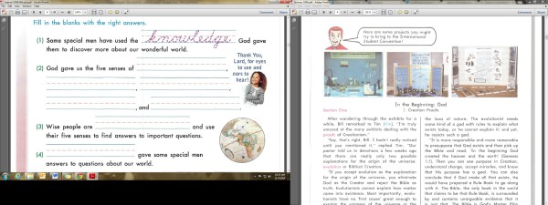 Creation science books used to LOOK different...