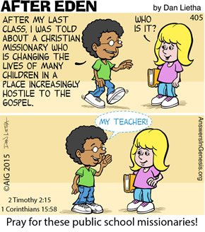 Heroic missionaries in our public schools?