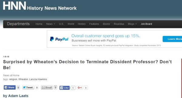 HNN article Larycia Hawkins