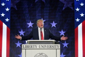 Trump at liberty