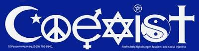 coexist bumper sticker