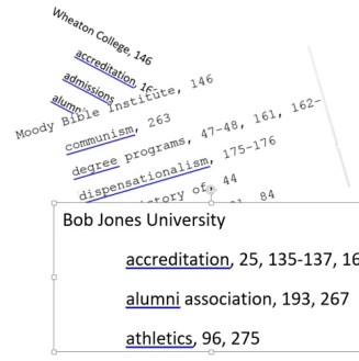 index mash up FUndy U
