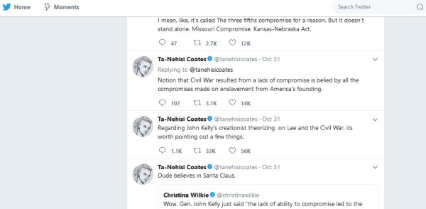 ta nahesi coates general kelly creationist tweet