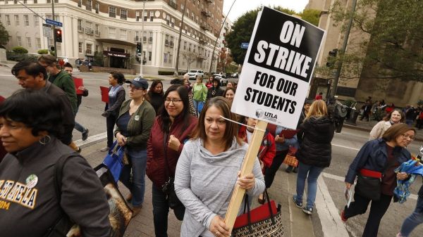 la teachers strike