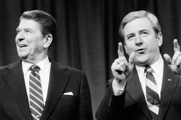 President Ronald Reagan and Rev. Jerry Falwell