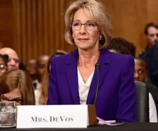 Betsy DeVos Confirmation Hearing, Washington DC, USA - 17 Jan 2017