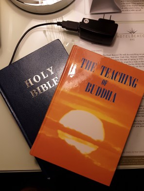 bible and buddha