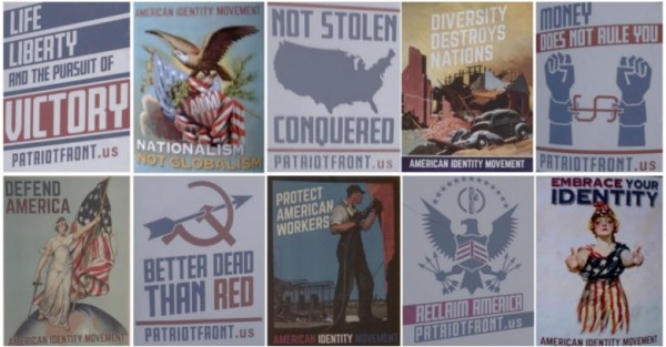 White supremacy posters IHE REAL