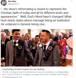 ken ham gay wedding