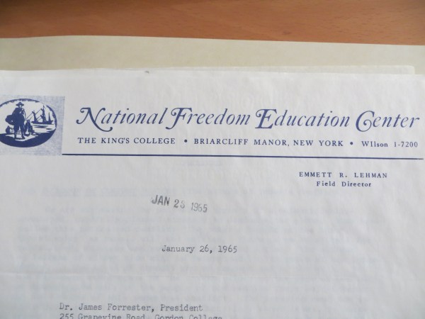 national freedom education center letterhead