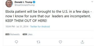 trump ebola 2014
